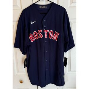 NEW Nike Boston Red Sox MLB Mookie Betts 50 Navy Blue Baseball Jersey Men's XXL